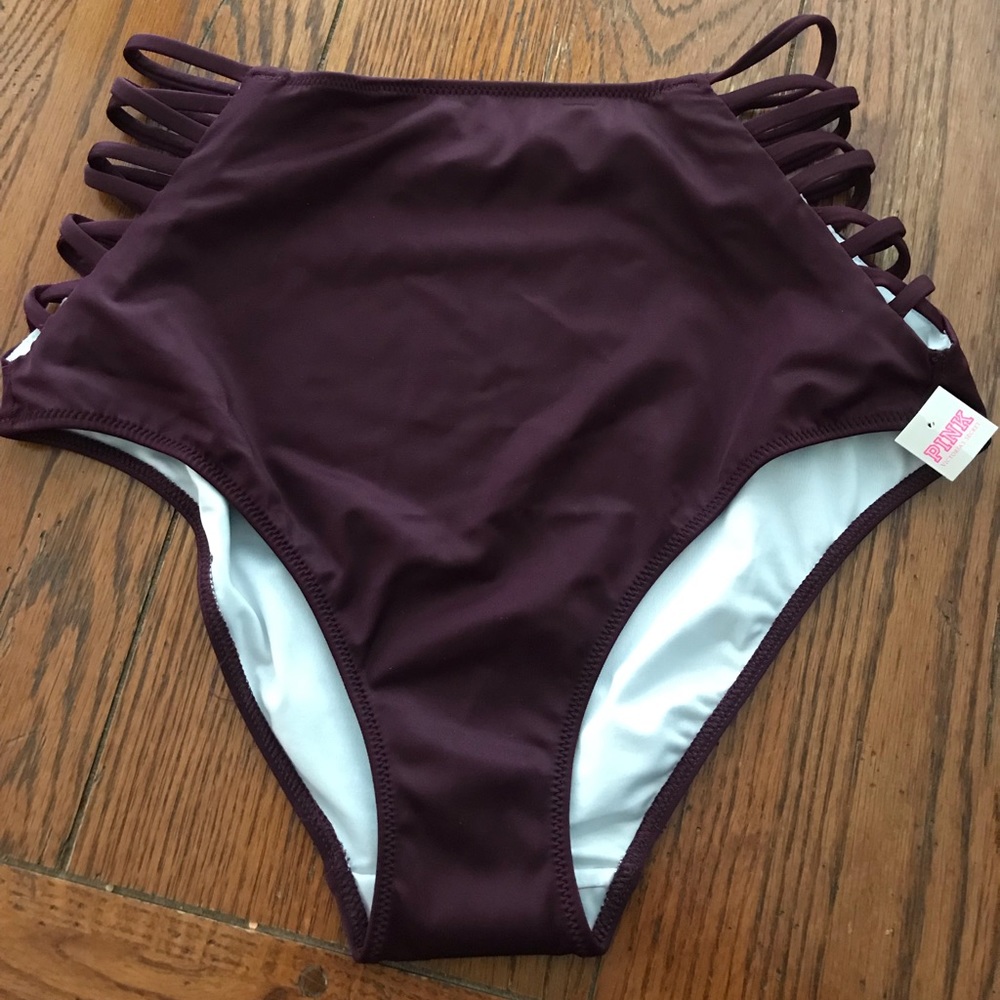 Victoria’s Secret PINK high waisted bikini bottoms